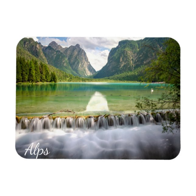 Alpen Italien Dolomiten Magnet (Horizontal)