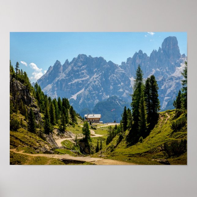 Alpen, landschaftliche Landschaftsfotos Poster (Vorne)