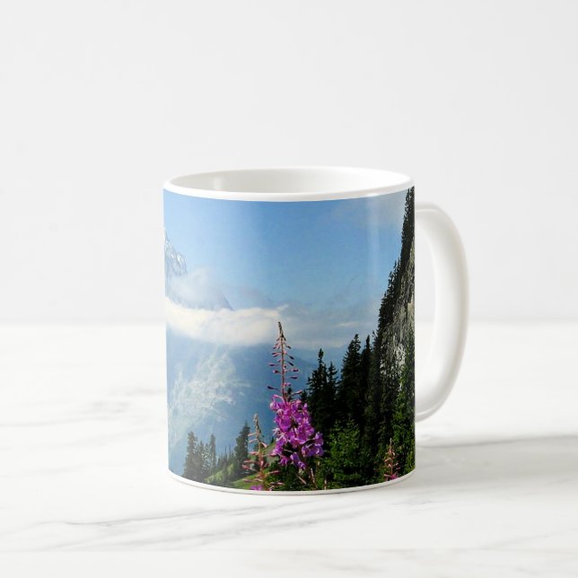 Alpen - Schweiz Kaffeetasse (VorderseiteRechts)