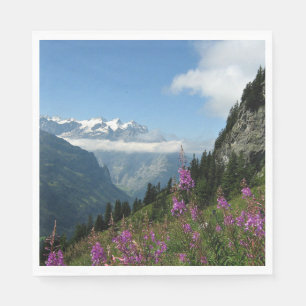 Alpen, Schweiz Serviette