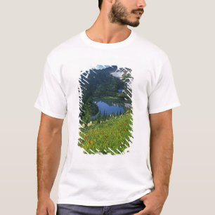 Alpen-Wildblumen im Jewel Basin in der T-Shirt