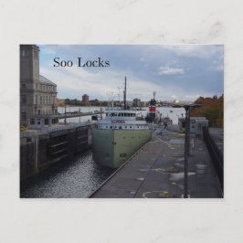 Alpena Soo Locks Postkarte