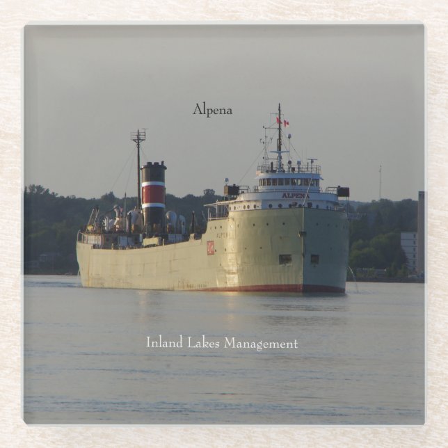 Alpena-Untersetzer Glasuntersetzer (Vorderseite)