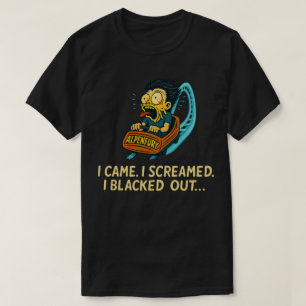 AlpenFury Coaster Überlebender – Ich kam, ich schr T-Shirt