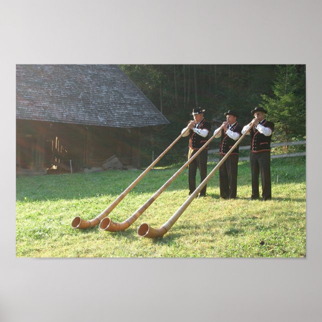 Alpenhorn Poster (Vorne)