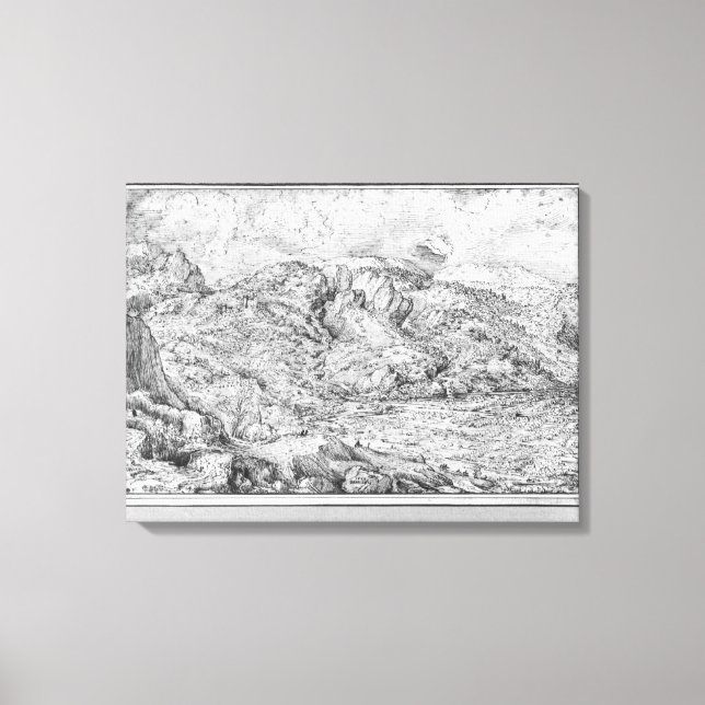 Alpenlandschaft, 1553 leinwanddruck (Vorderseite)