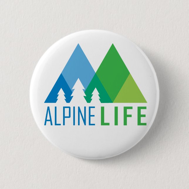 Alpenleben Button (Vorderseite)