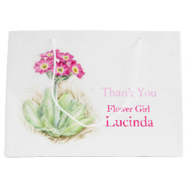 Alpenpink-Blume Girl Gabe-Tasche Große Geschenktüte