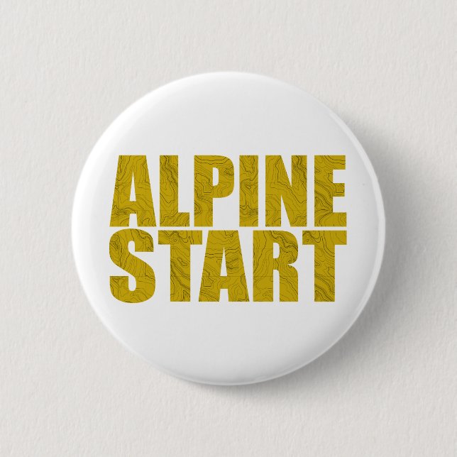 Alpenstart (Topo) Button (Vorderseite)