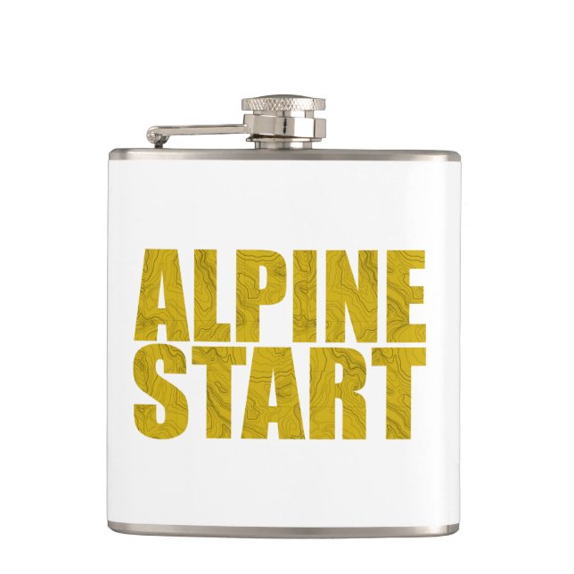 Alpenstart (Topo) Flachmann (Vorderseite)