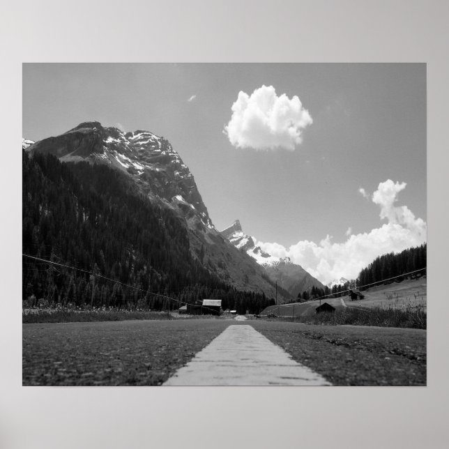 Alpenstraße Poster (Vorne)