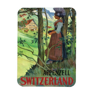Alpenzell die Schweiz Magnet
