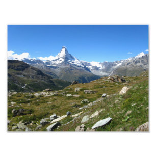 Alpes suisses de Matterhorn, copie de photo de