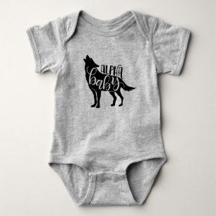 Alpha baby - Leader der Packung - New baby Strampler