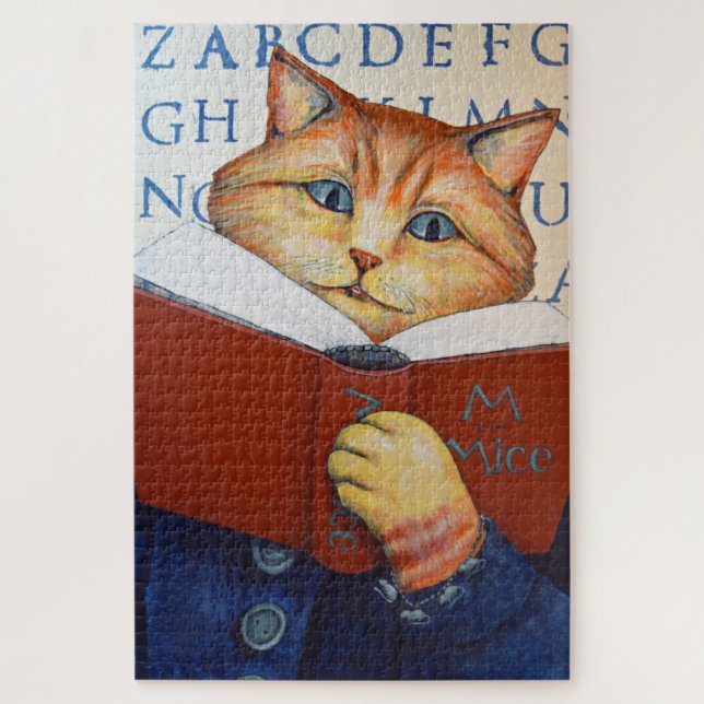 Alpha Betty Cat Puzzle (Vertikal)