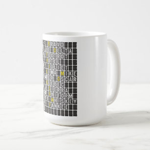 Alpha-Bravo-Charlie Kaffeetasse