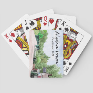 Alpha, cartes de jeu de l'Iowa