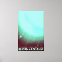 Alpha Centauri Space Art Poster