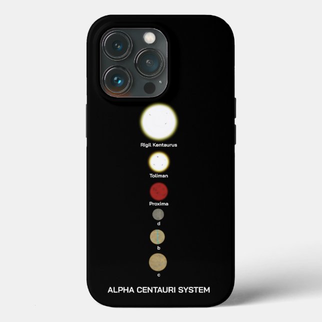 Alpha Centauri System Case-Mate iPhone Hülle (Rückseite)