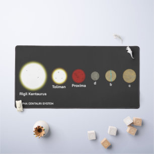 Alpha Centauri System Schreibtischunterlage