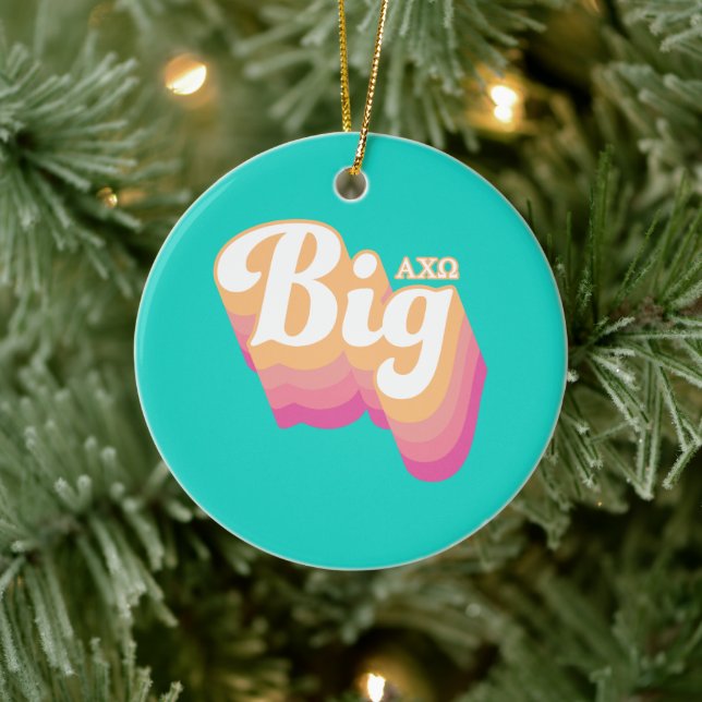 Alpha Chi Omega | Big Keramik Ornament (Baum)