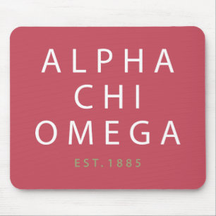 Alpha Chi Omega Gegr. 1885 Mousepad