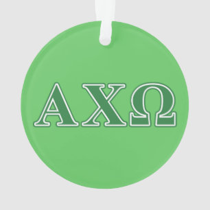 Alpha Chi Omega Griechische Buchstaben Ornament