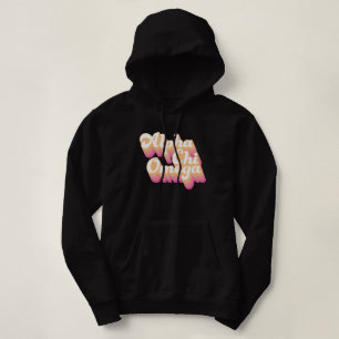 Alpha Chi Omega  Groovy Script Hoodie