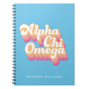 Alpha Chi Omega   Groovy Script Notizblock