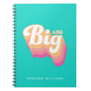 Alpha Chi Omega  groß Notizblock