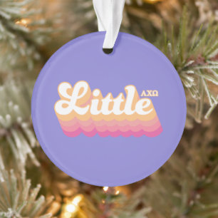 Alpha Chi Omega Kleine Schwester Ornament