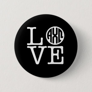 Alpha Chi Omega Liebe Button