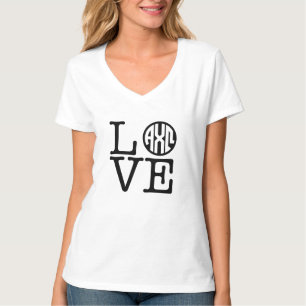 Alpha Chi Omega   Liebe T-Shirt