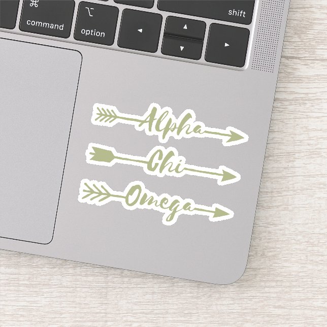 Alpha Chi Omega | Pfeile Aufkleber (Detail)