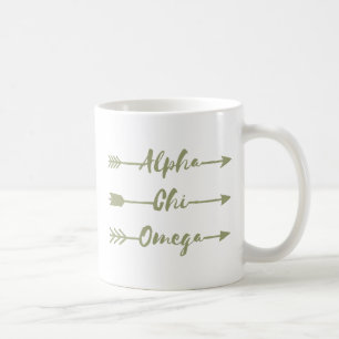 Alpha Chi Omega Pfeile Kaffeetasse