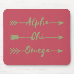 Alpha Chi Omega Pfeile Mousepad