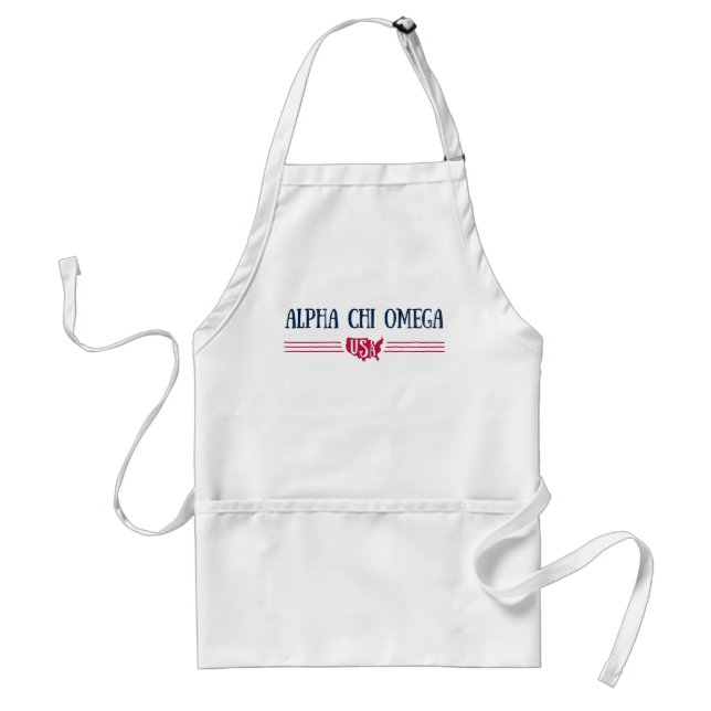 Alpha Chi Omega - USA Schürze (Vorne)