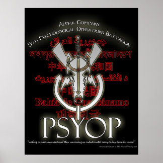 Alpha Company 5e PSYOP BN Poster