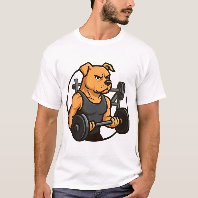 Alpha Dog Gym  Power Unleashed T-Shirt (Vorderseite)