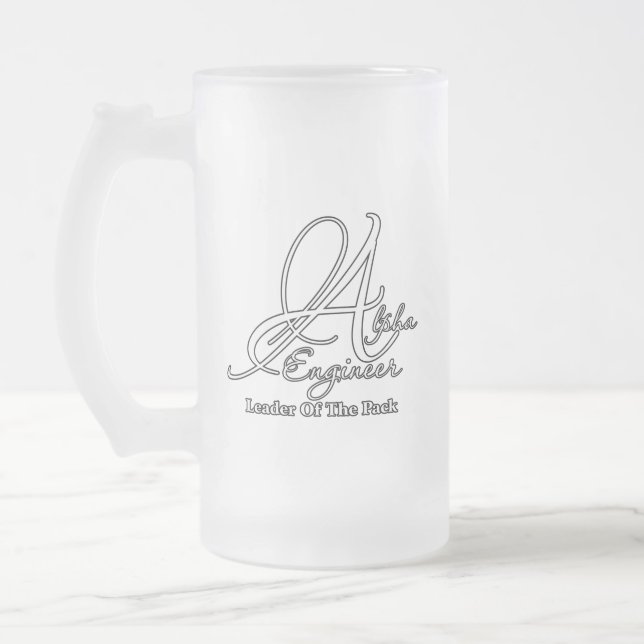 Alpha Engineer Mattglas Bierglas (Links)