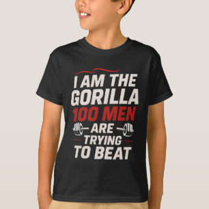 Alpha Gorilla Fitnessstudio Bodybuilding Lustig Fe T-Shirt