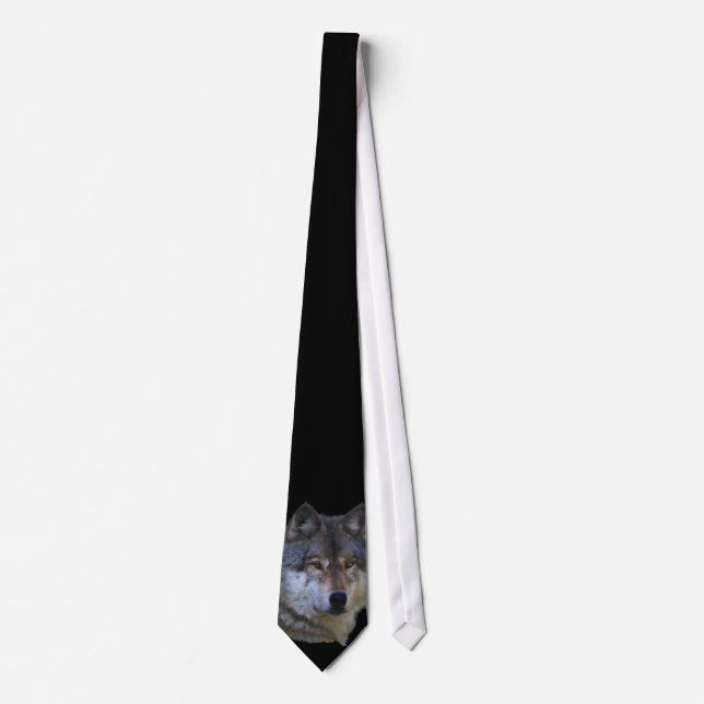 Alpha Gray Wolf Necktie Collection Krawatte (Vorderseite)