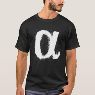 Alpha Griechischer Letter Symbol Hellenic Alphabet T-Shirt
