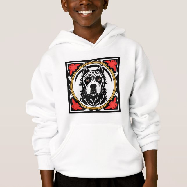 Alpha-Hund Hoodie (Vorderseite)