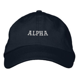 Alpha-Hut Navy Verstellbare Starke Trucker Elegant Bestickte Baseballkappe