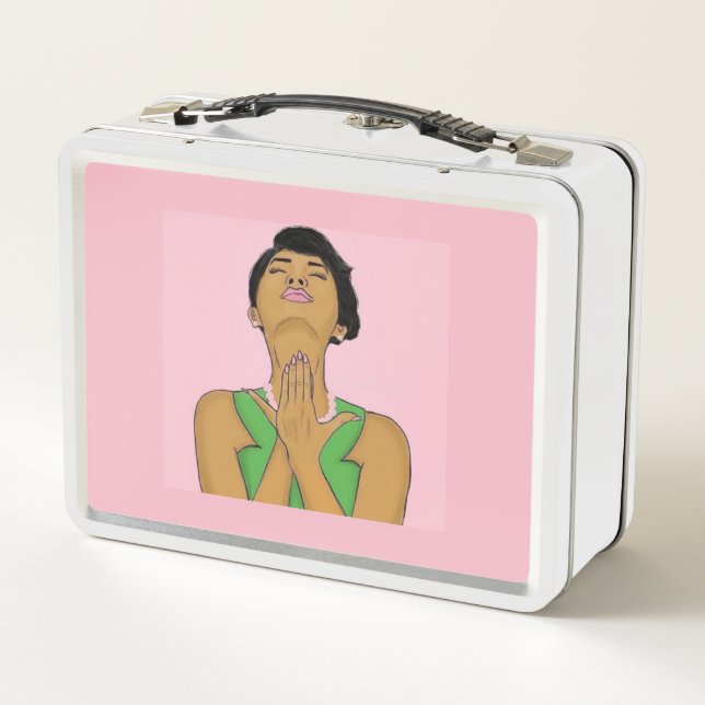 Alpha Kappa Alpha Ivy und Pearls Lunch Box (Rückseite)