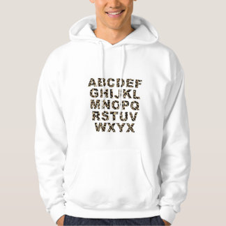 Alpha-Katze Bedrucktes Sweat-Shirt Hoodie