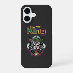 Alpha-König Motivations- iPhone 16 Hülle