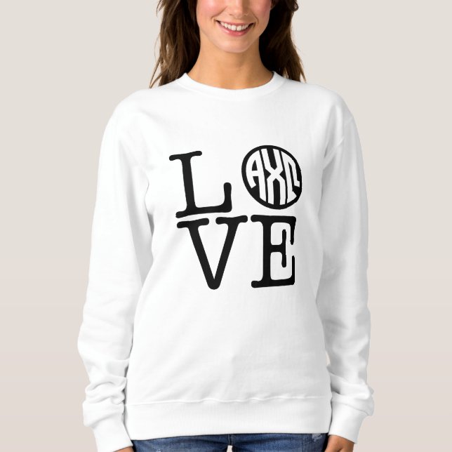 Alpha Liebe Chi-Omegas | Sweatshirt (Vorderseite)