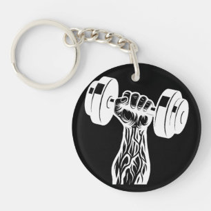 Alpha Lifter Black Schlüsselanhänger Muskeldesign